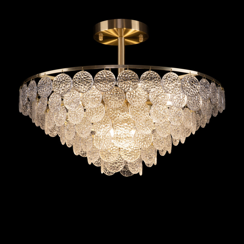 Люстра потолочная Maytoni Mazzo MOD130CL-11G, диаметр 52 см, золото