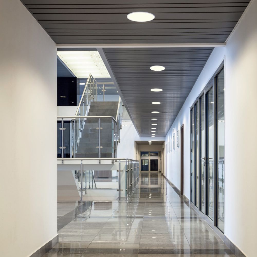 Светильник встраиваемый 22,5*2,5 см, вр 21 см, *LED*24W, 3000K, Mantra Saona MANC0187, матовый белый