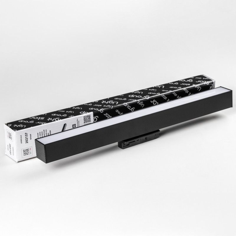 Светильник на шине 40,5*3,5*-3,5 см, *LED*30W, 3000K, Lightstar Lilla 202137, черный