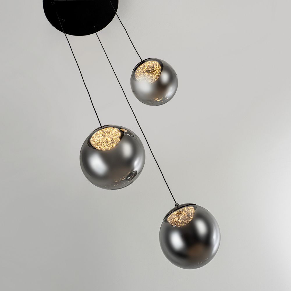 Светильник *30* см, LED*17W, 3000-6000K, Modelux  ML.2338.3R BK, Чёрный