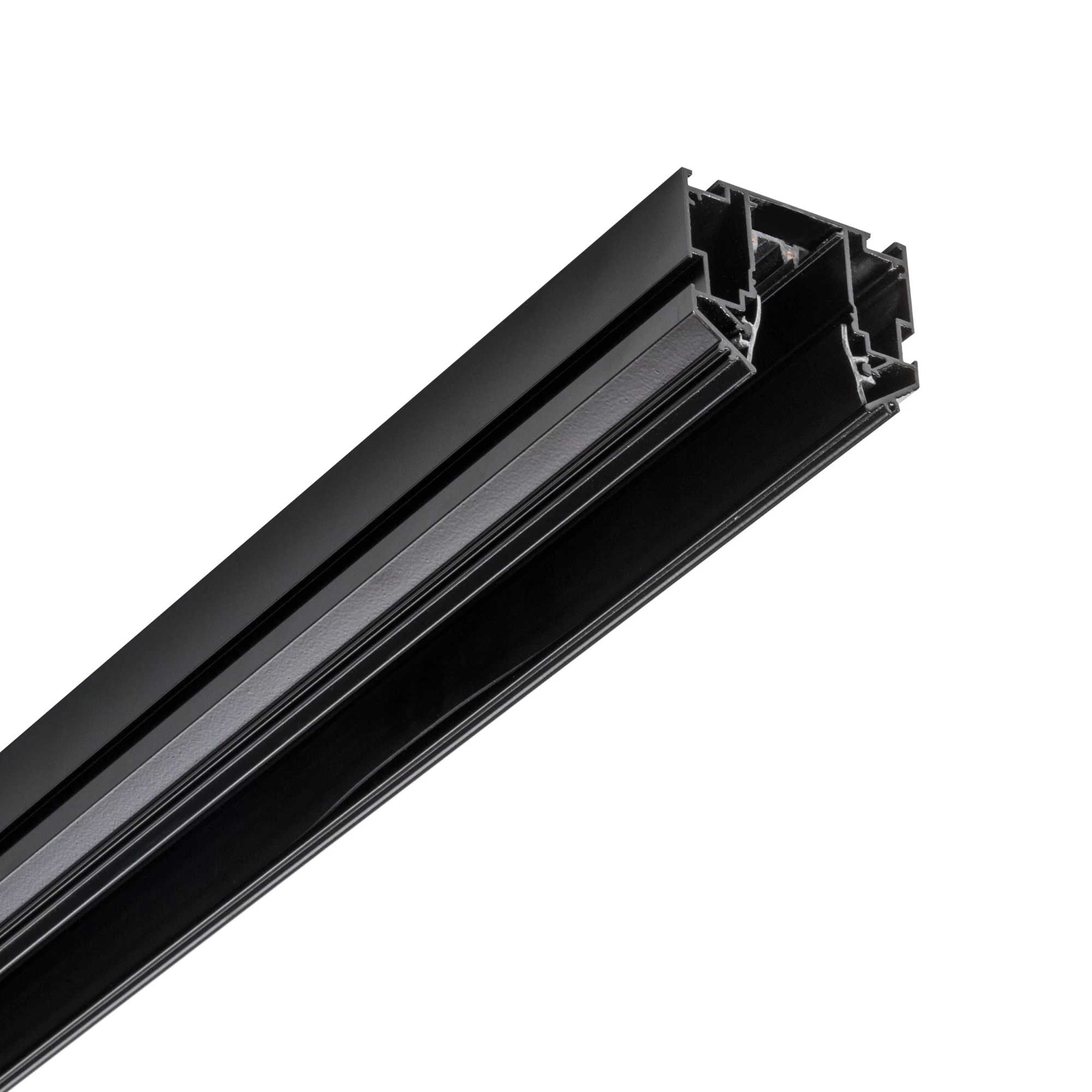 Профиль-трек 220V встраиваемый в натяжной потолок Lightstar Teta 505427 черный