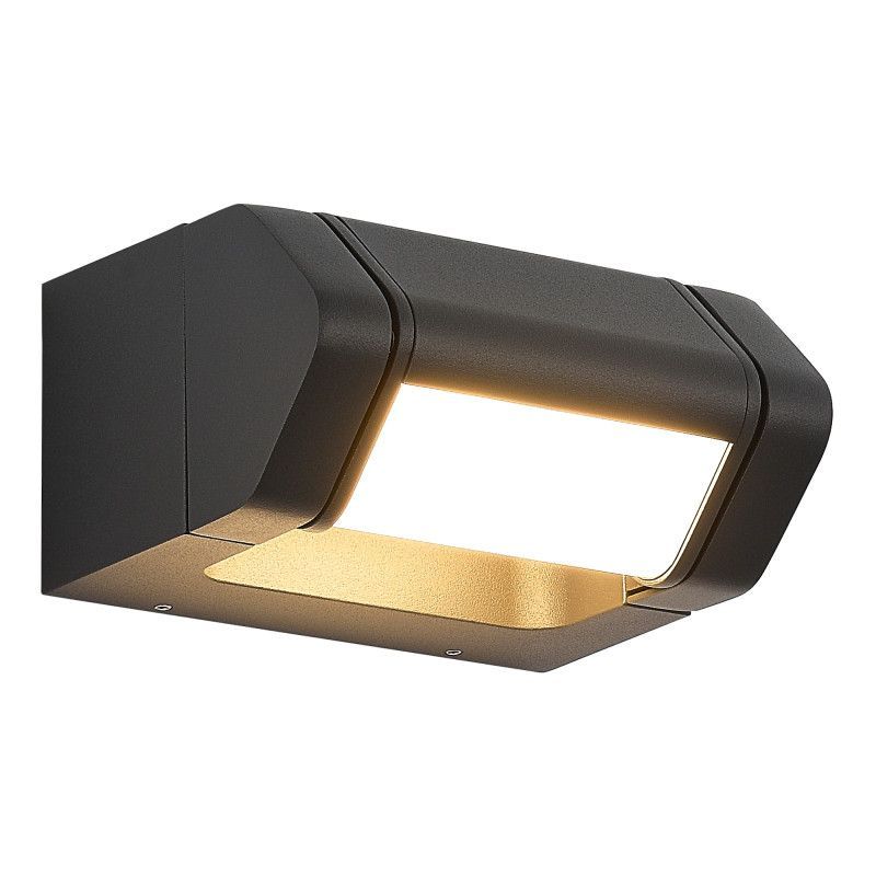 Светильник настенный 12,6*15,2*8 см, *LED*8W, 3000K, ST-Luce PROTECH SL9540.701.01, серый