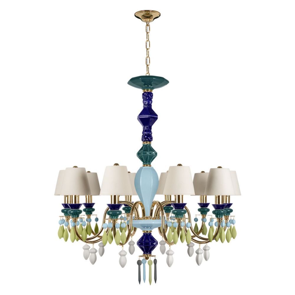 Подвесная люстра 78 см, Loft IT Grace 10203/10 Green, золото