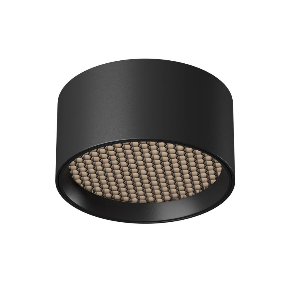 Накладной светильник 8 см, 7W, 4000K, Maytoni Glare C122CL-L7-4K-B, черный