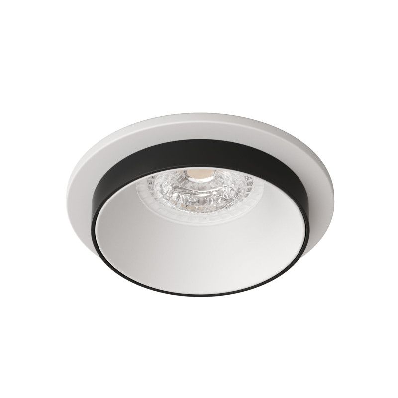 Светильник встраиваемый 9*9*4,3 см, вр 6,5 см, 1*GU10*50W, Denkirs Lemvik DK2401-BK, черный
