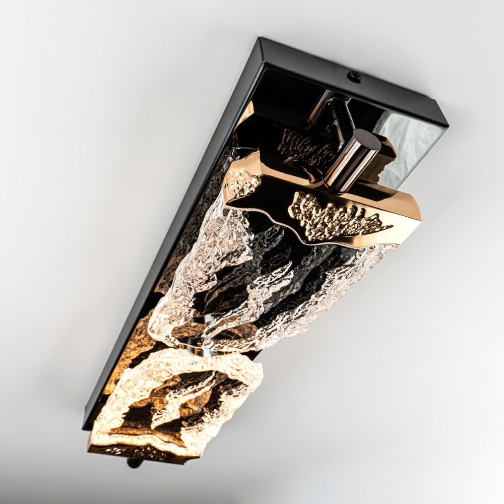 Бра 11*6*-44 см, *LED*8W, 3000-6000K, Modestyle  MS.2413.440 BK, Чёрный, Золото