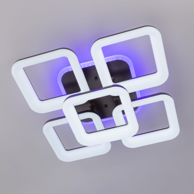 Светильник 55 см, 105W, 3000-5500K с Алисой Citilux Паркер Смарт CL225A255E, коричневый-кофе