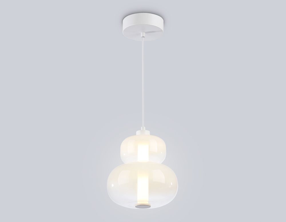 Подвесной светодиодный светильник **26,5- см, **W, 3000K, Ambrella Light High Light LH11051, белый