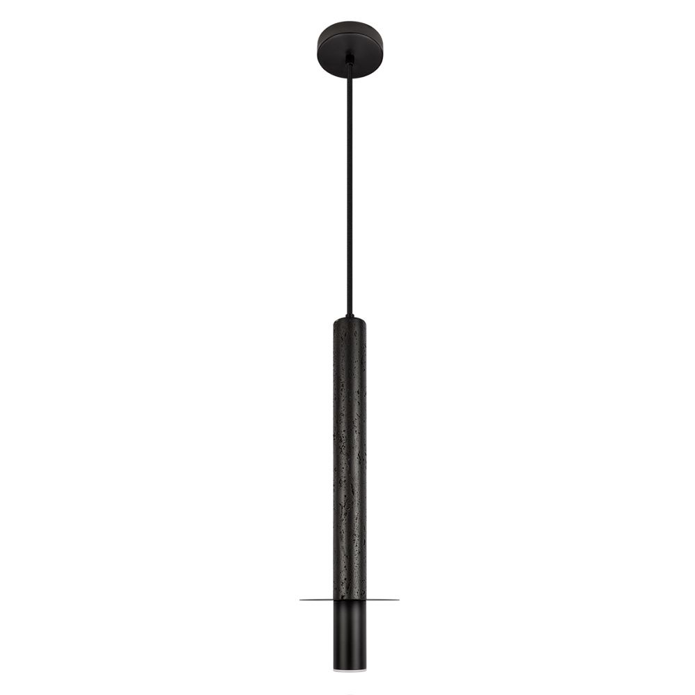 Подвесной светильник 13 см, Loft IT Everest 10583B Black, черный-травертин