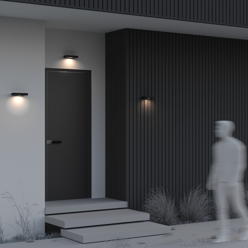 Светильник настенный 10,5*23*3,2 см, LED, 2W, 3000К, Maytoni PIR OSL456WL-L2GF3K серый
