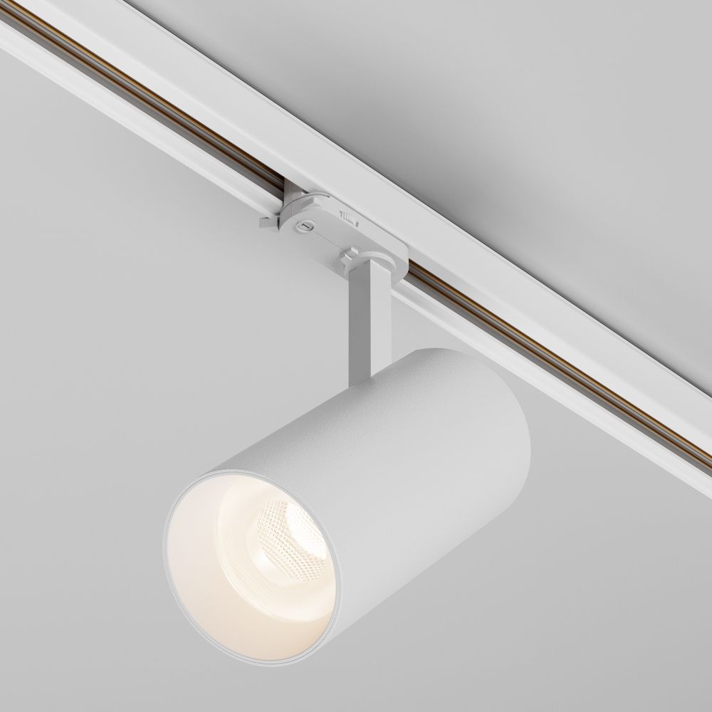Трековый светильник 9*24 см, *LED*40W, K, Maytoni Focus Led TR197-3-40WCCT-M-W, Белый