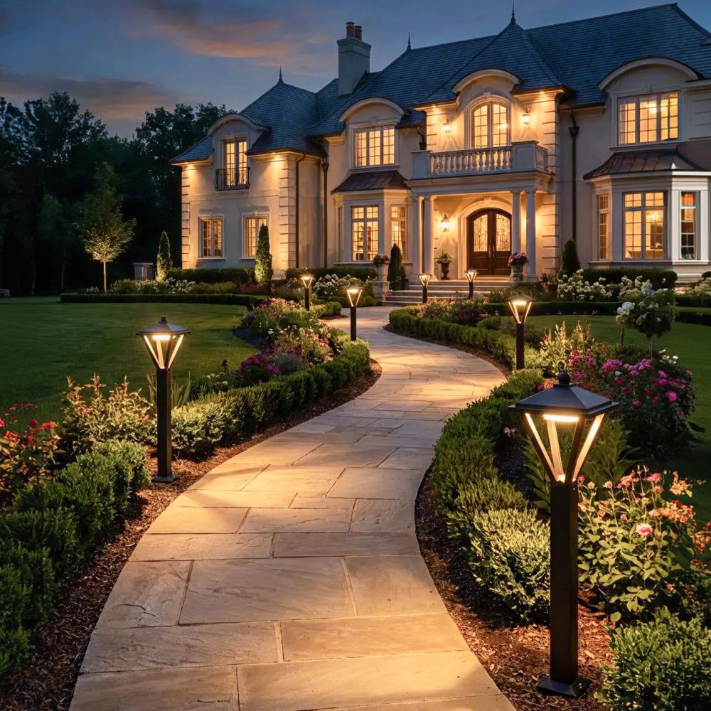 Уличный светильник 90 см, Citilux GENOX CLU12B LED, черный