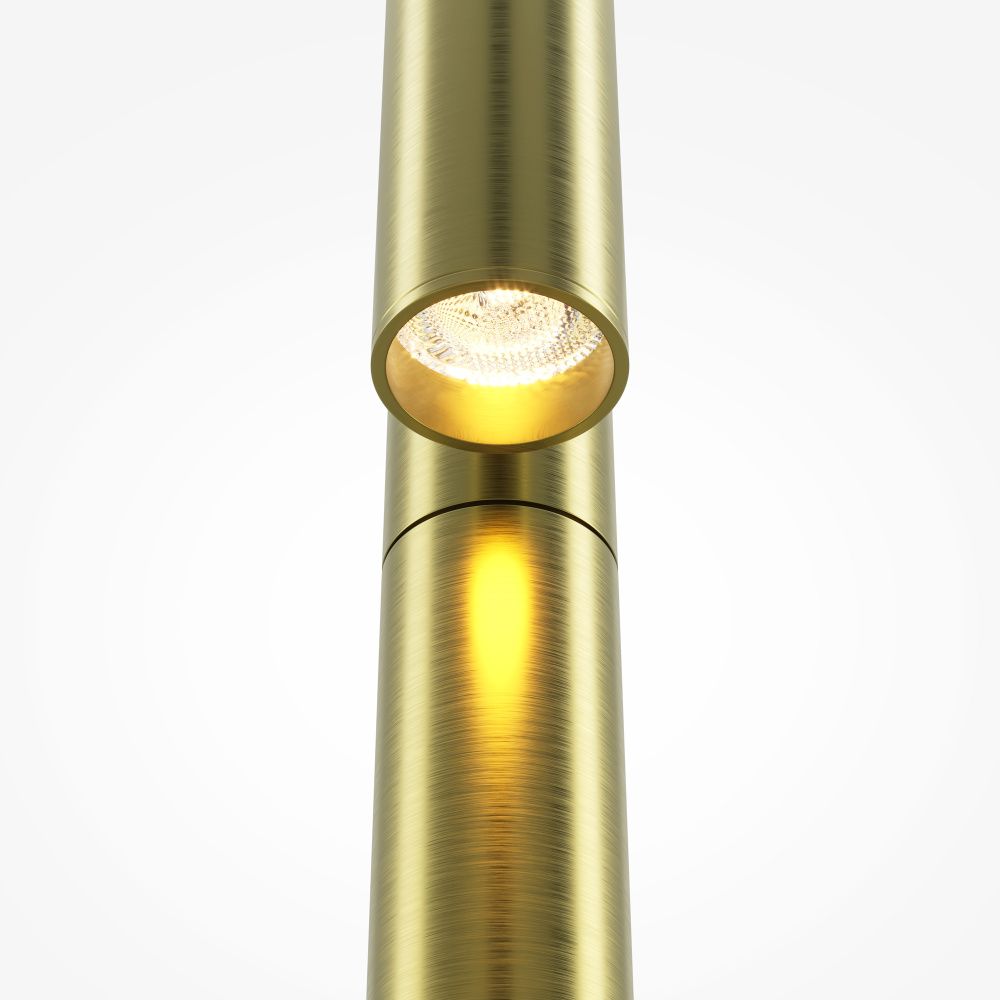 Бра 14,2*2,6*-24 см, *LED*3W, 3000K, Maytoni Utility MOD433WL-L3BS3K, Латунь