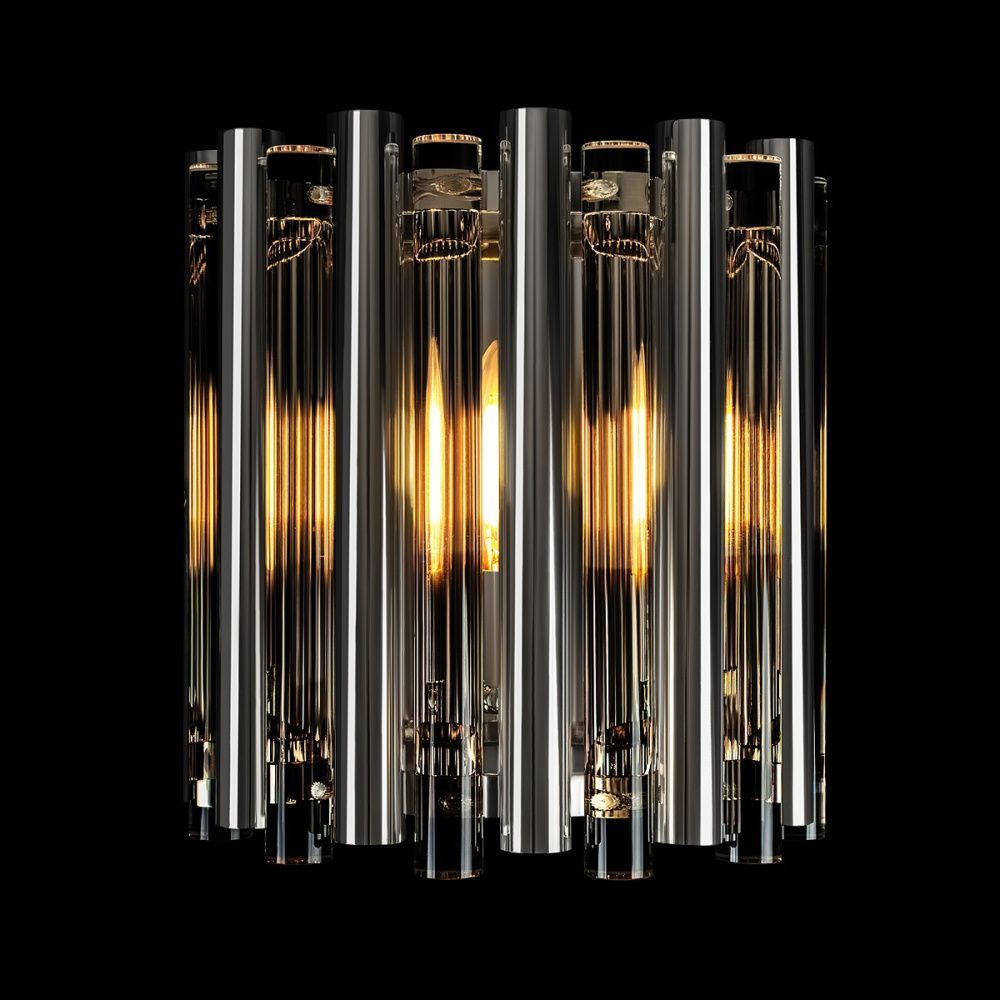 Настенный светильник 25 см, Loft IT Boucle 10438W, никель