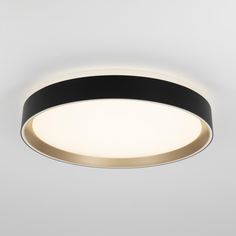 Светильник 40 см, 48W, 3000-5000K с пультом Citilux CL751351G BOSS Черный+Золото LED