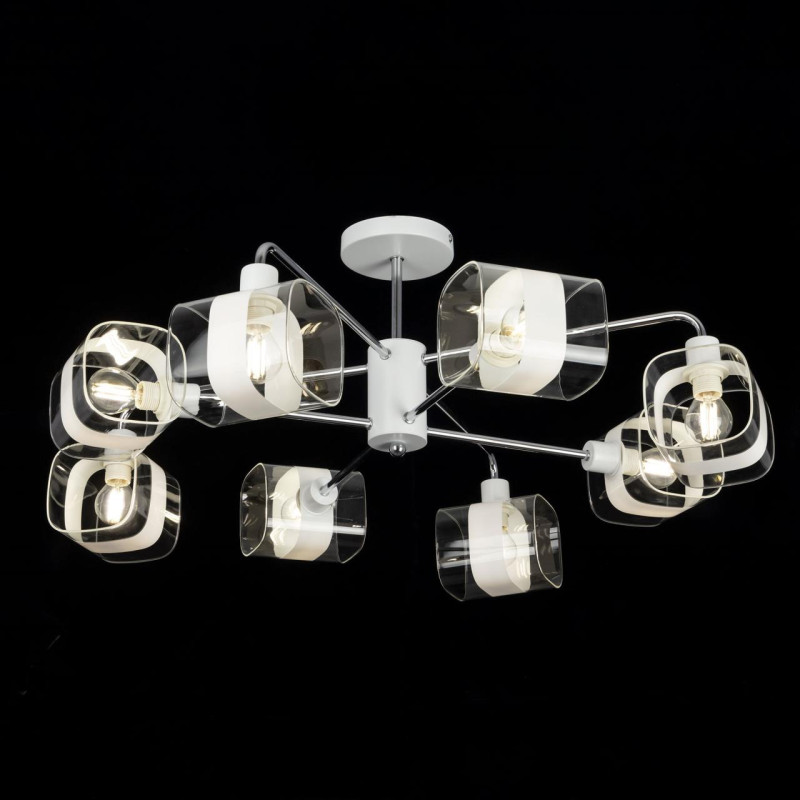 Люстра 76 см Citilux Бертон CL140180 белый