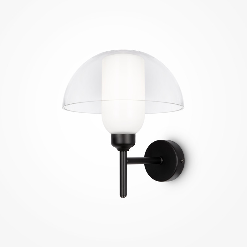 Бра 24*22 см, E14 1 40W, К, Черный Maytoni Memory MOD177WL-01B