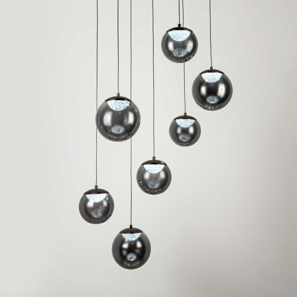 Светильник *60* см, LED*37W, 3000-6000K, Modelux  ML.2338.7 BK, Чёрный