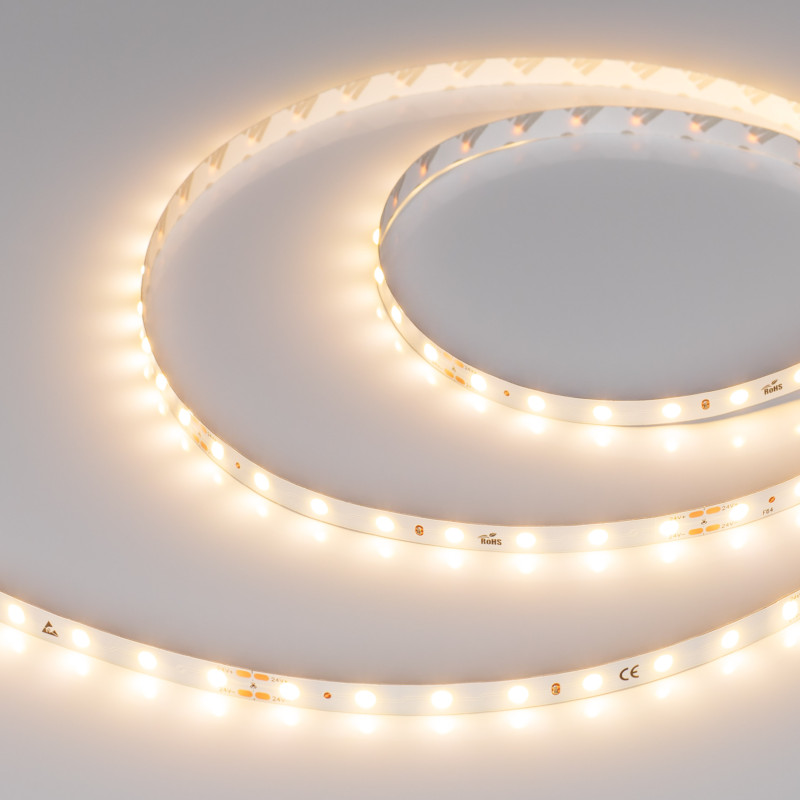 Лента DOT-X64-8mm 24V Warm3000 (5 W/m, IP20, 5m) (Arlight, Открытый) 040233. Цена указана за 5 метров. Продается кратно 5 метрам.