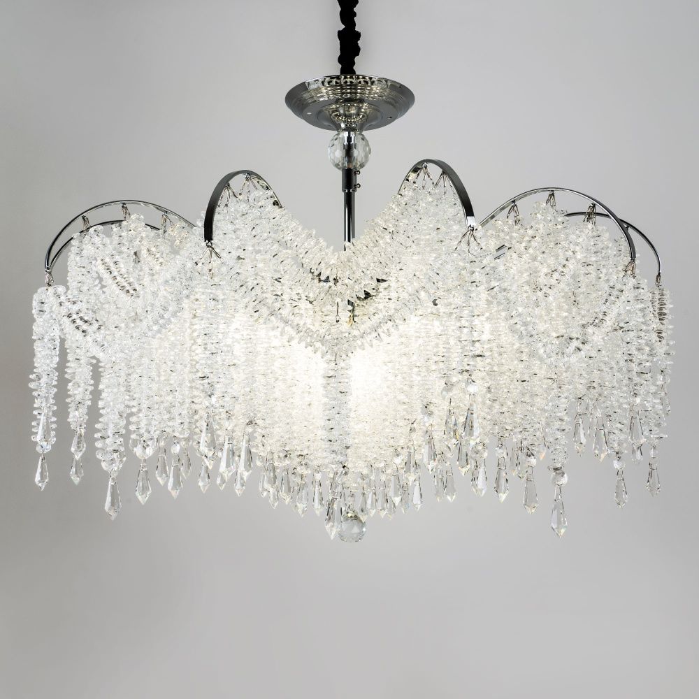 Подвесная люстра 78x78x65см, Е14, 16x40Вт, , Modelux ML.855.16 CR Хром