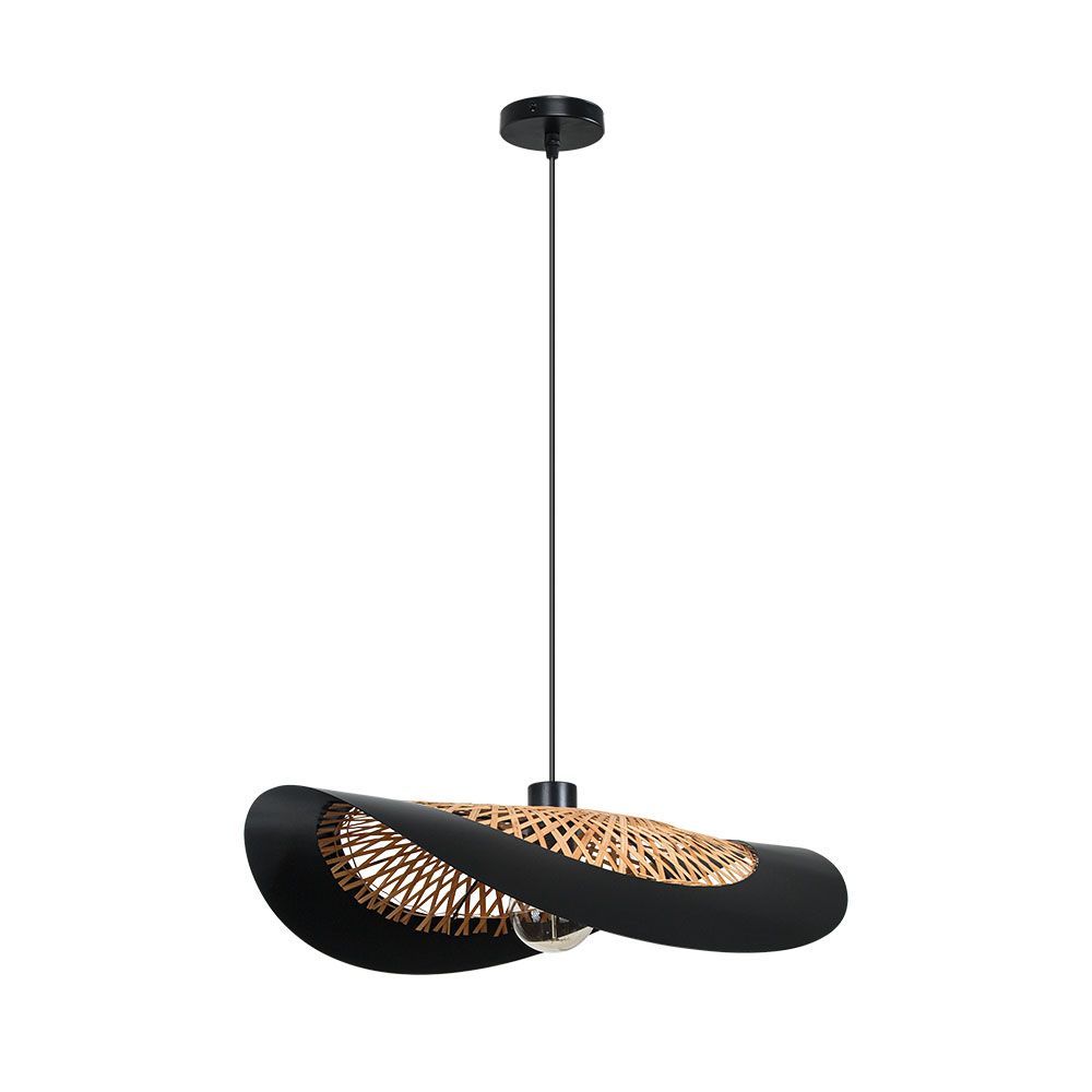Подвесной светильник 55 см, Arte Lamp Woodstock A7059SP-1BK, черный