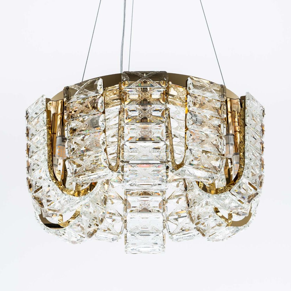 Подвесная люстра 50*30/120 см, 12*G9 MODELUX ML.755.12 GD золото