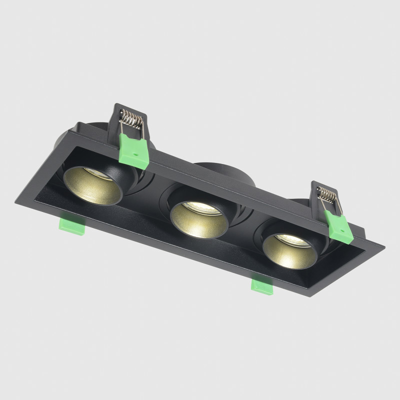 Встраиваемый светильник 26 см, Crystal Lux CLT 069C3 BL, черный