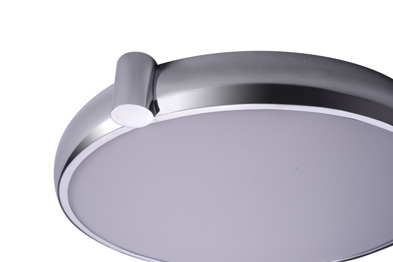 Накладной светильник 58*6 см, LED, 96W, 4000K Zortes Gimpel ZRS.1209.16, хром