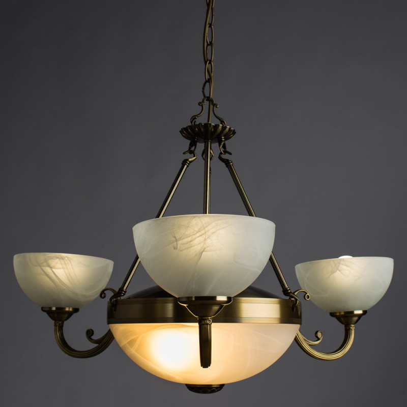 Люстра диаметр 76 см Arte Lamp A3777LM-3-2AB бронза