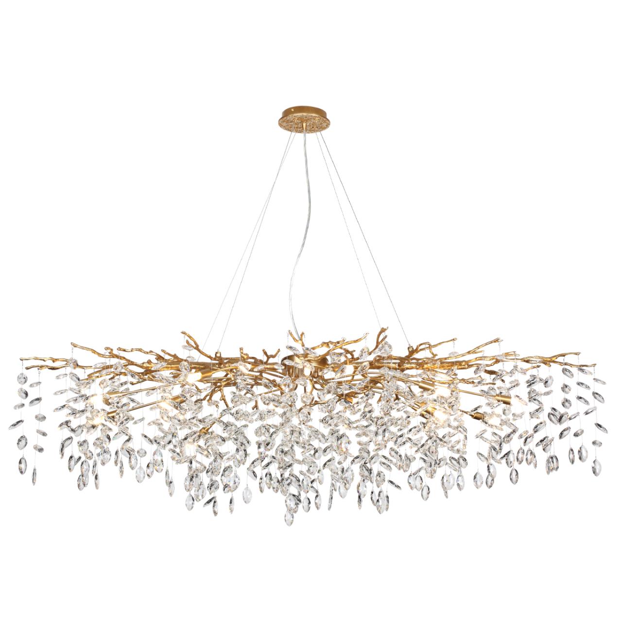 Люстра 150*48*150 см, 16 G9*40W, Odeon Light Delica, античная бронза 4969/16