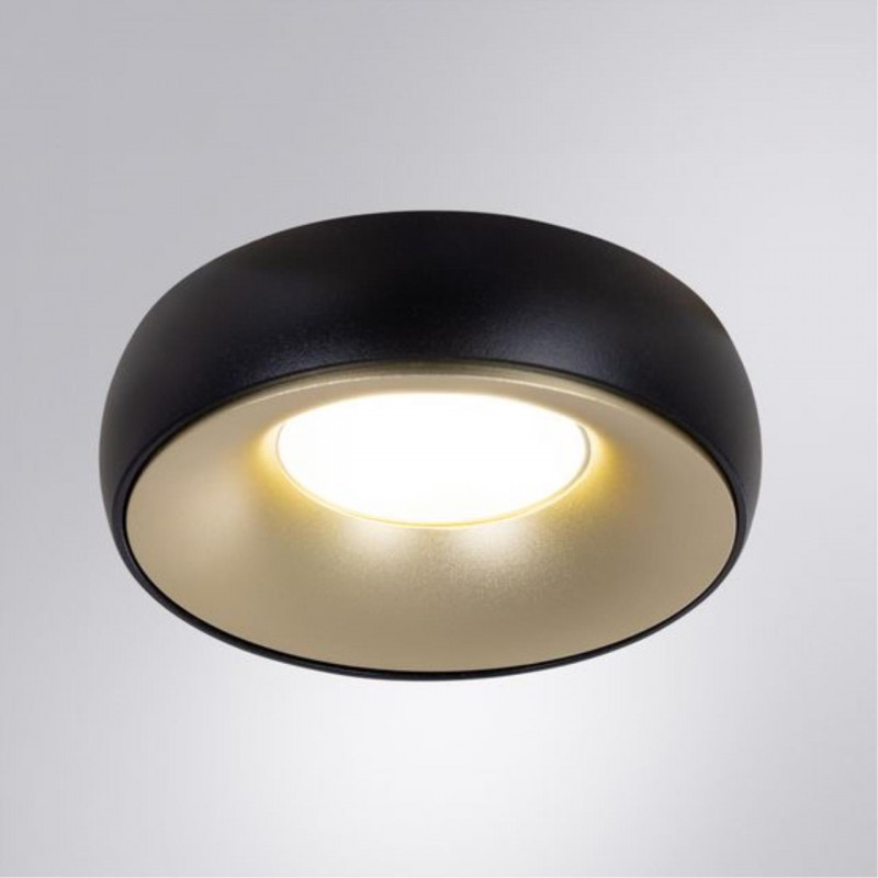 Светильник потолочный 9,8*3,2 см, 1*GU10 черный Arte lamp Heze A6666PL-1BK