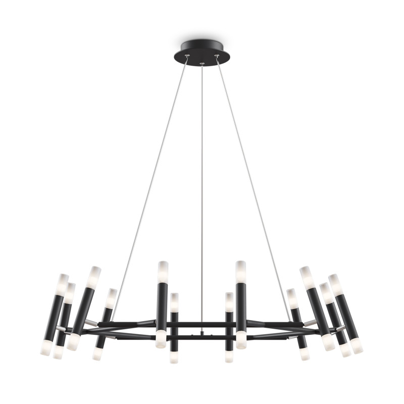 Подвесная люстра Maytoni Vigo MOD031PL-24B черный, диаметр 99.5 см