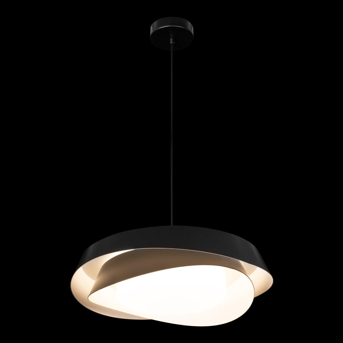 Подвесной светильник 48*20/300 см, 1*LED*30W 4000K LOFT IT Petale 10256P Black черный