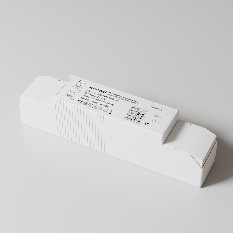 Блок питания 15,2*4*3 см, Maytoni Technical psl-dl PSL-DL40-S-350-500mA белый
