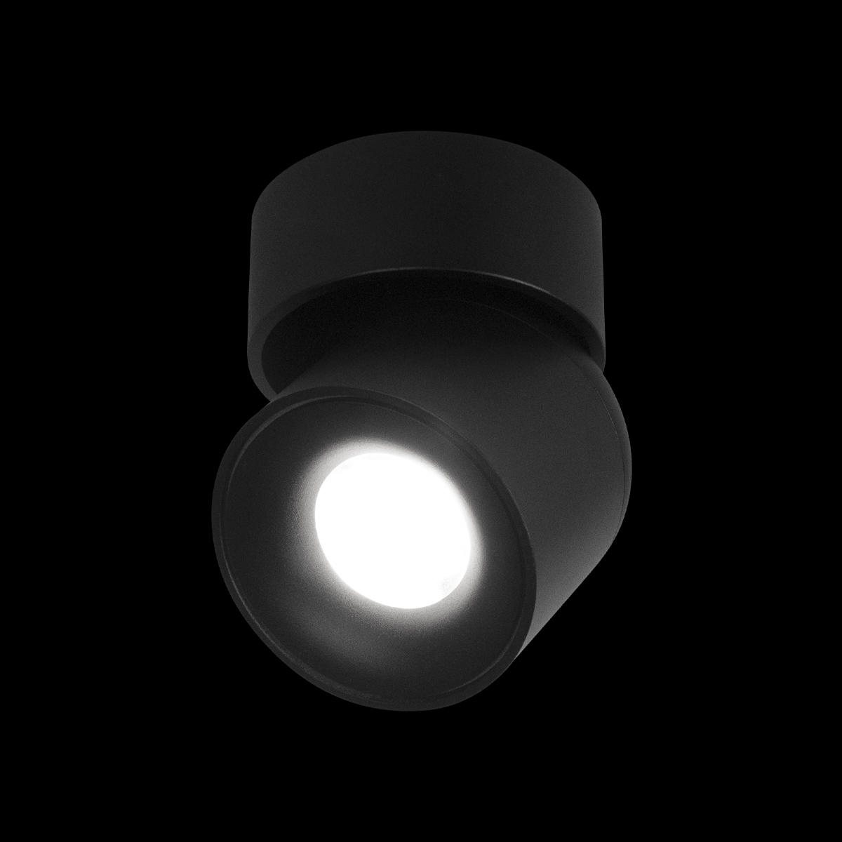 Светильник 8 см, 7W, 4000K, Loft It Tictac 10180 Black 4000K, черный
