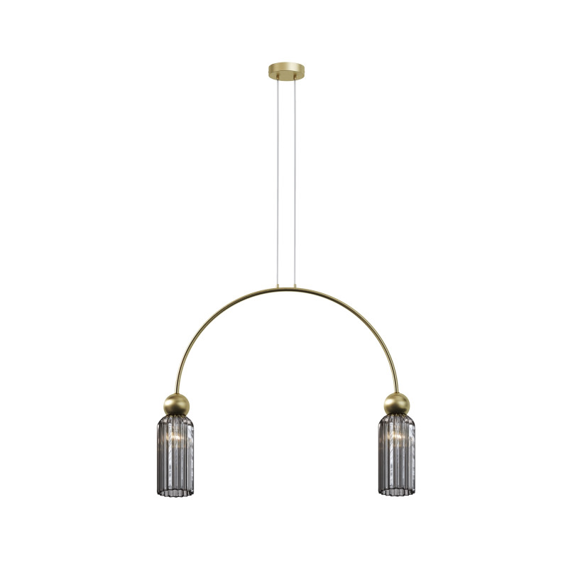 Подвесной светильник 70*10*362,5 см, 2*E14, Maytoni ANTIC MOD302PL-02GR золотой
