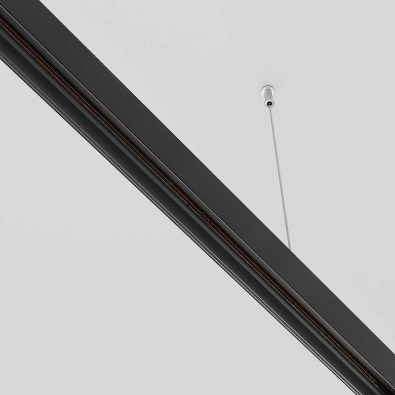 Коннектор прямой накладной Maytoni Technical Magnetic track system Exility TRA034C-21B черный IP 20