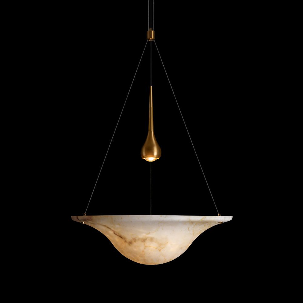Подвесной светильник 50 см, 40W, 3000K, Loft IT Liberty acrylic 10552P, бронза