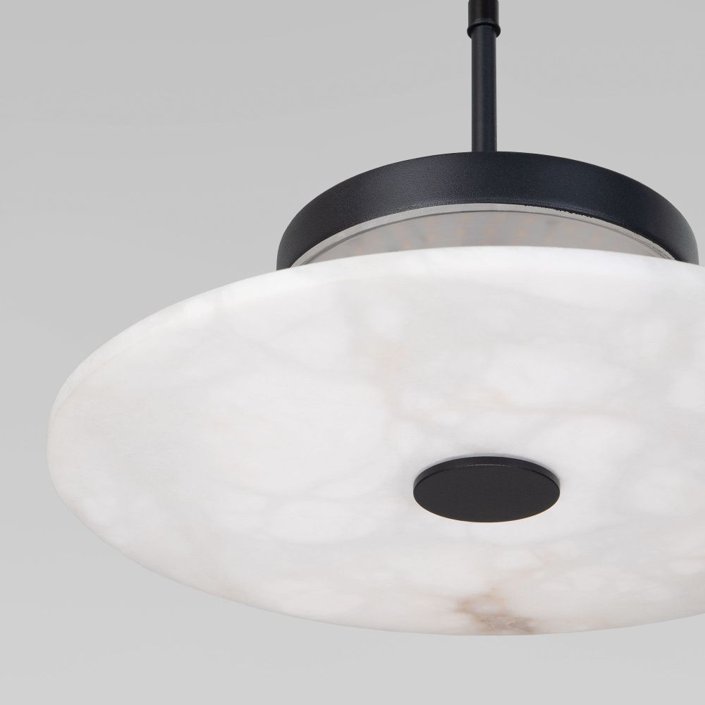 Подвесной светильник 30*30*22-173 см, LED*21W, 3000K, Eurosvet Thasos 40342 LED, черный, a069278