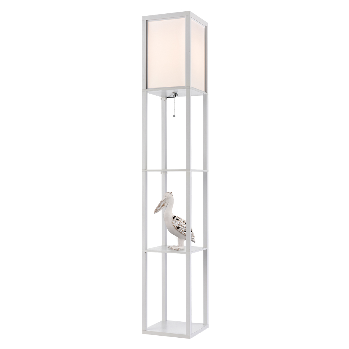 Торшер 159 см, Lumion 8089/1F, белый