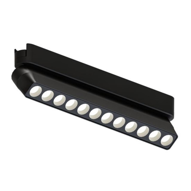 Трековый светильник 23*2,6*6 см, 1*LED*12W 4000K Arte Lamp Rapid A6161PL-1BK черный