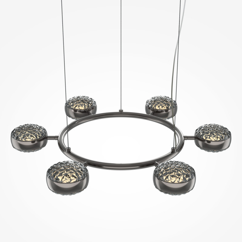 Светильник 78 см, 60W, 3000K, Maytoni Mind MOD299PL-L60BC3K, черный хром