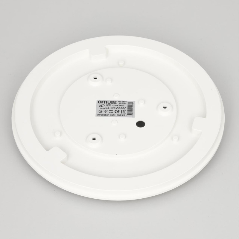 Светильник 28 см, 24W, 3000К CL70224V Луна Хром IP54 LED 24W*Мульти