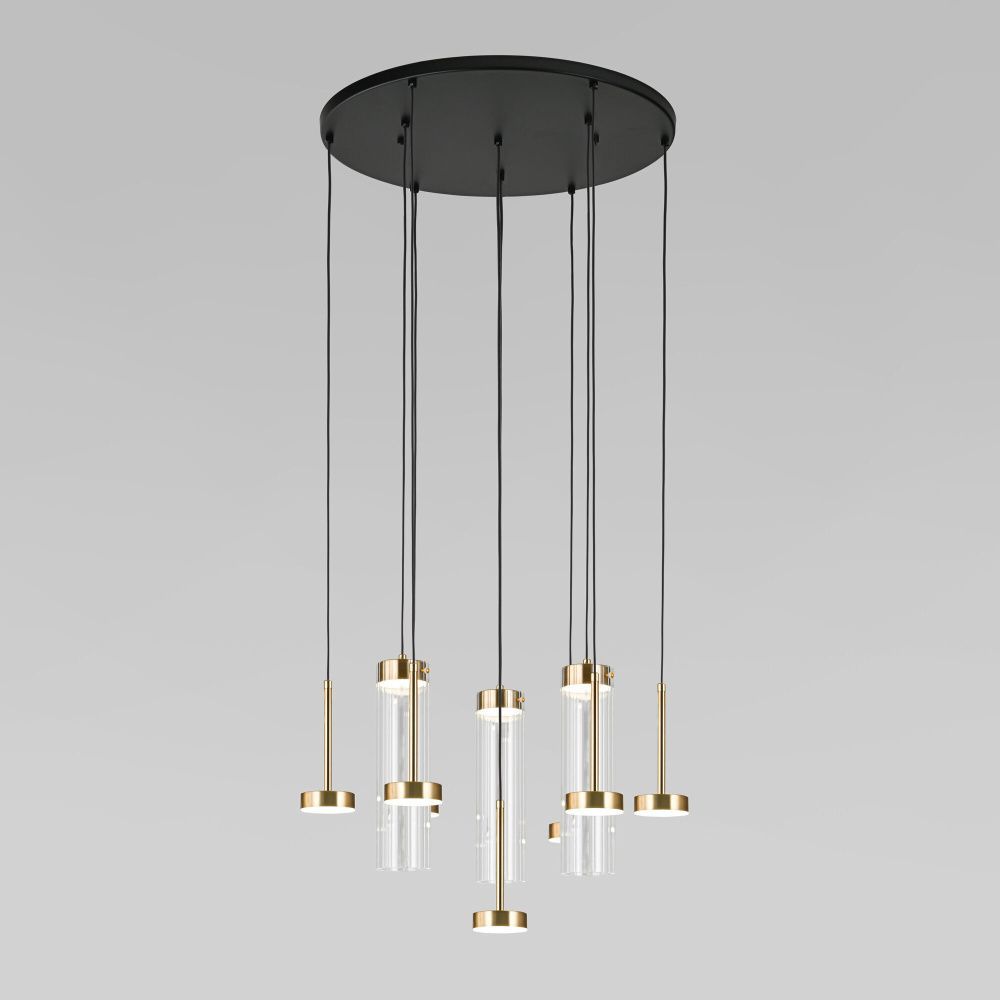 Светильник 55 см, 50W, 4000K, Eurosvet 4690389218880, черный-латунь