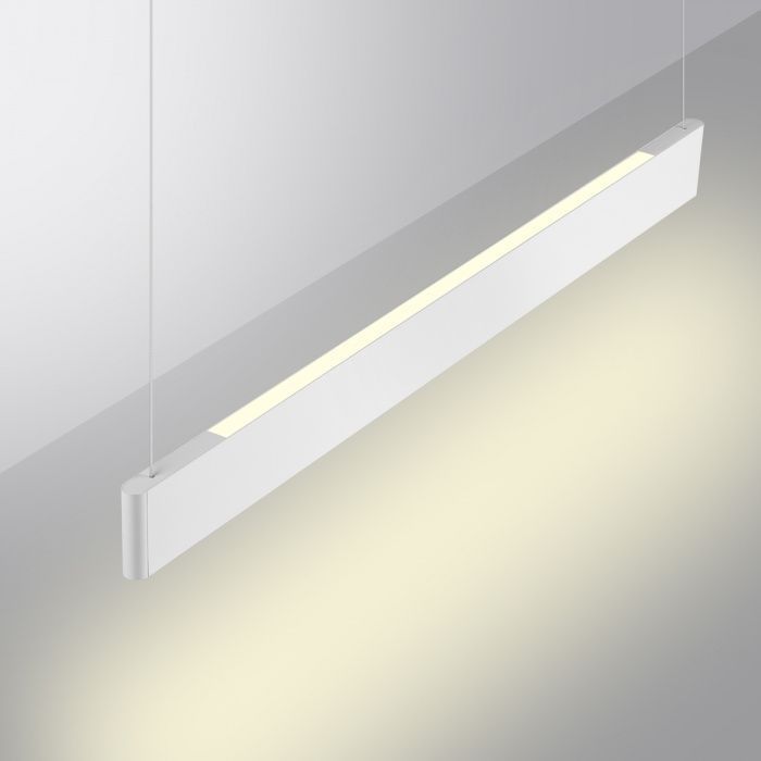 Светильник подвесной 120 см, 12-24W, 3000-5700K диммир. со сменой цв. температуры (управл. - пульт ДУ или прилож. Smart Life) Novotech Iter NOV359549, белый