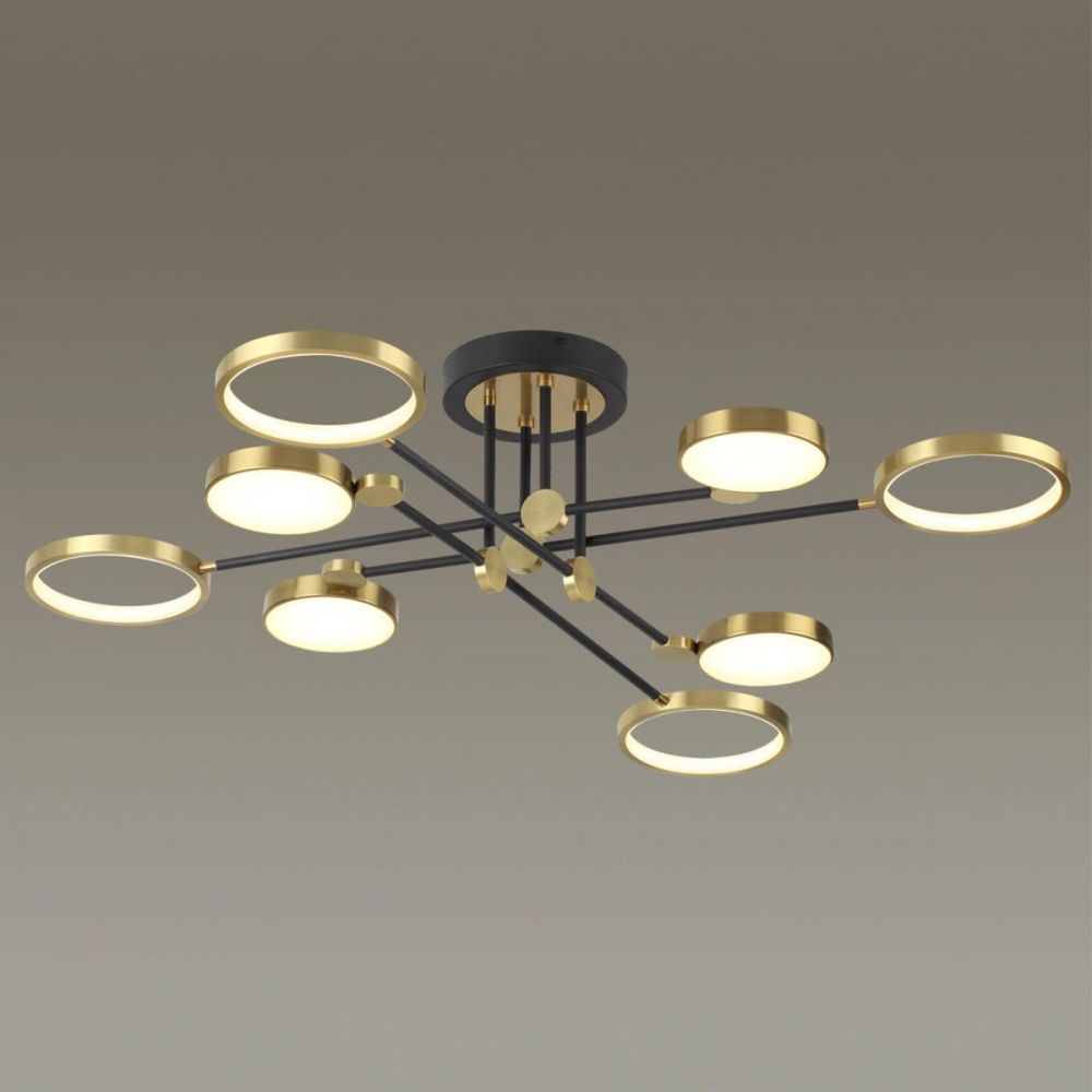 Потолочная светодиодная люстра Диаметр 126 см 75 вт Odeon Light Denzel 4320/75CL