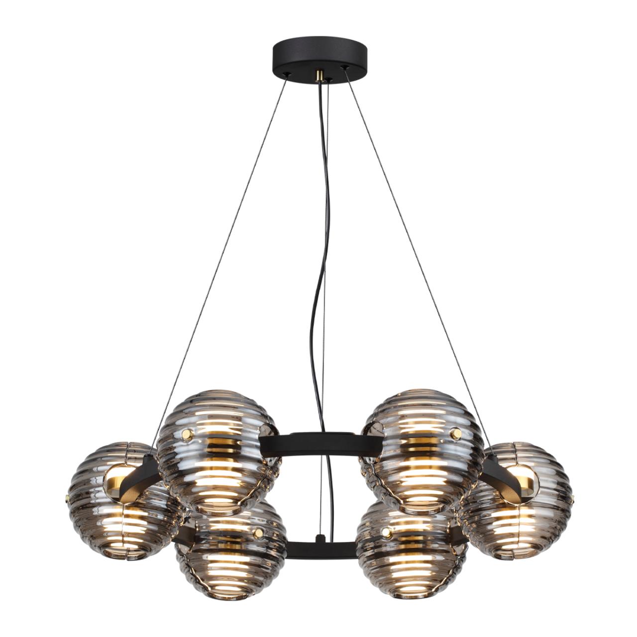 Люстра 63*63*130 см,  LED*W, 4000 К, Odeon Light Troni, черный 5041/60L