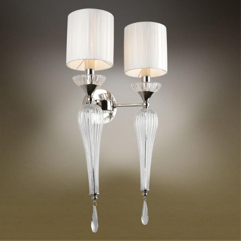 Бра 20*34*64 см, 2*E14, 40W, Aployt Kinia APL.708.01.02, хром