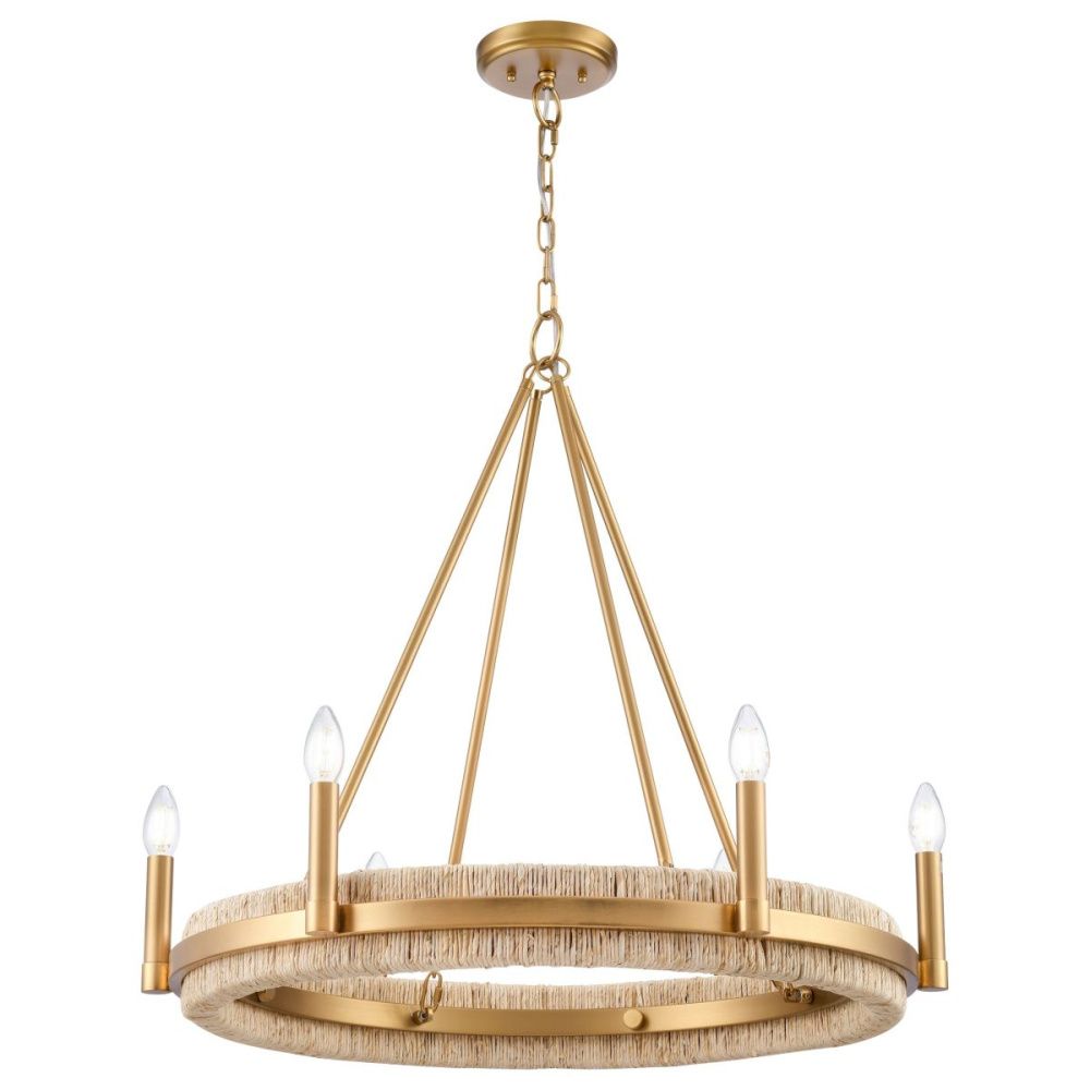 Подвесная люстра 74 см, Wertmark Beryl WE587.06.503, бронза