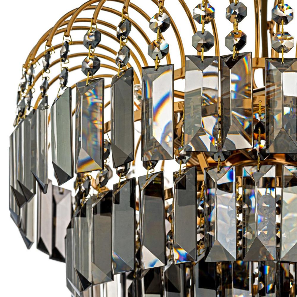 Люстра подвесная *37*32 см, 5*E14*40W, Arti Lampadari Sabina Sabina E 1.5.32.104 G, золотой